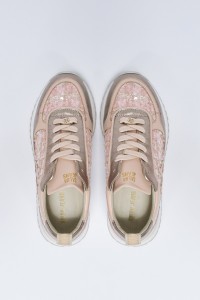 ZAPATILLAS CON MEZCLA DE MATERIALES