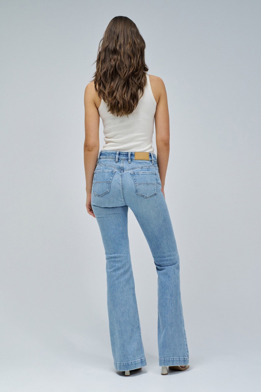 DESTINY PUSH UP FLARE JEANS