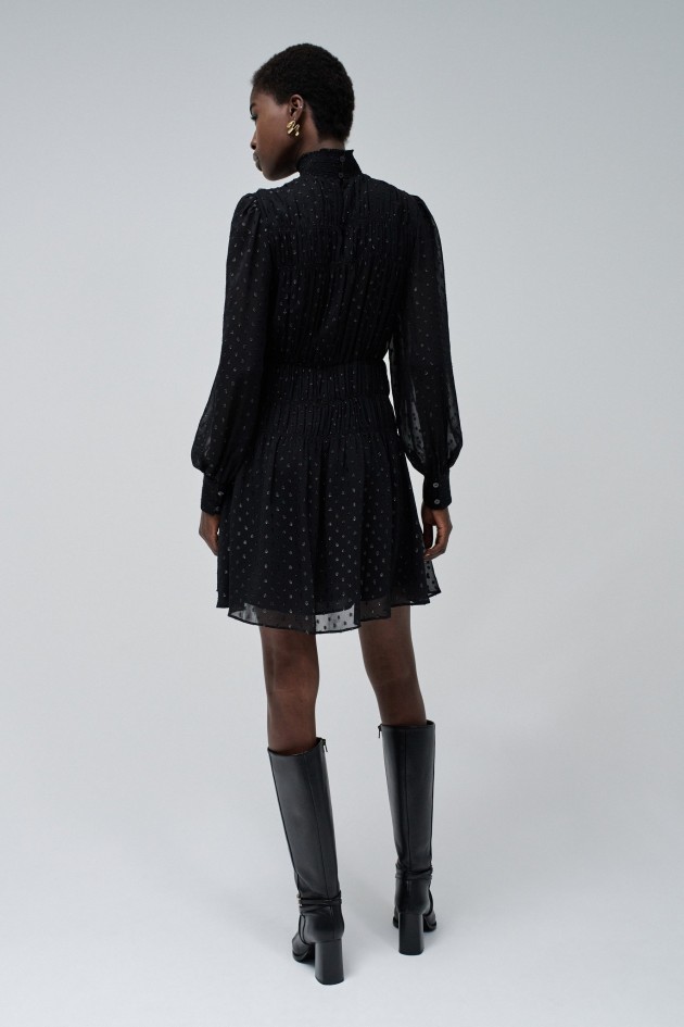 VESTIDO CORTO CON BRILLOS