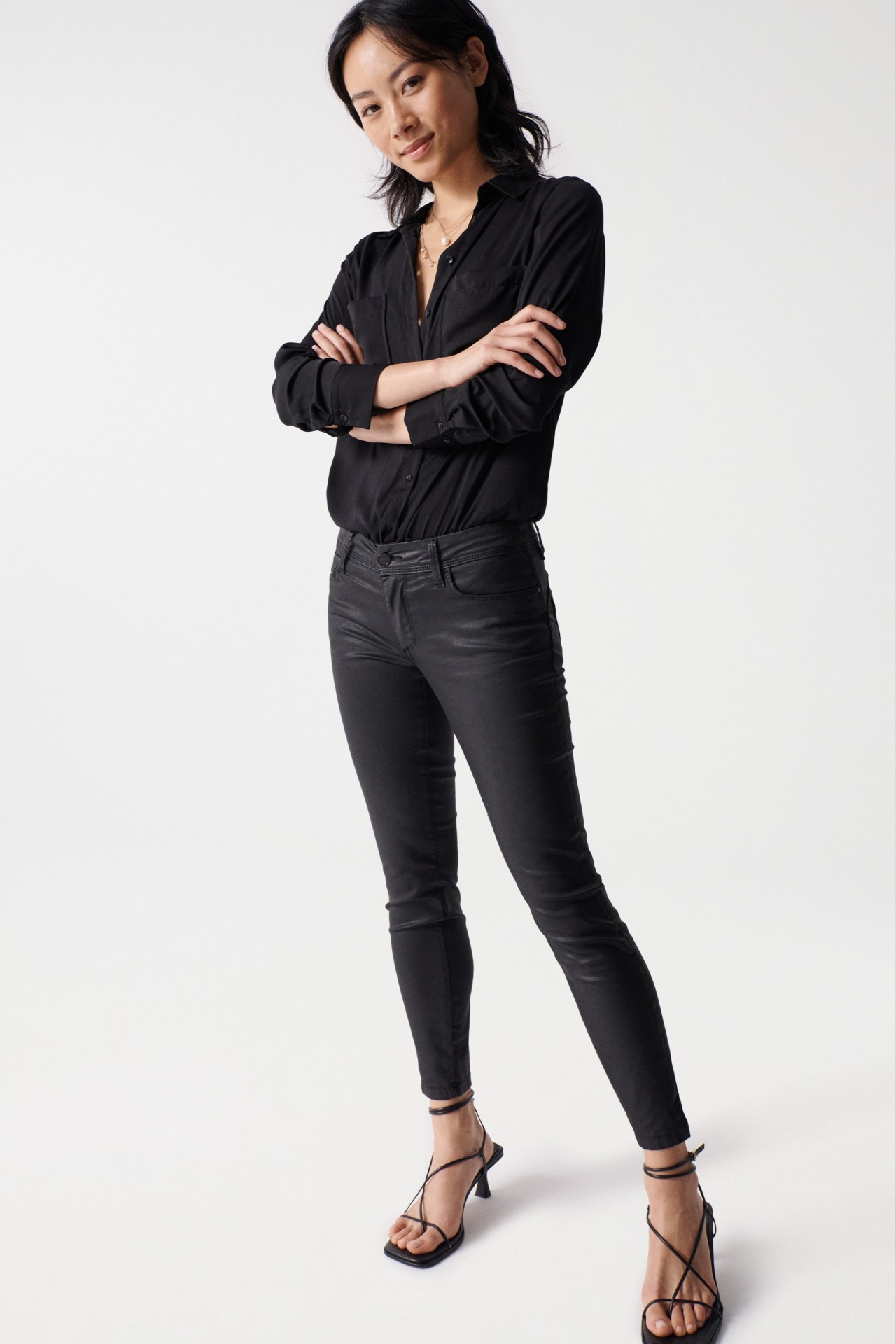 WONDER PUSH UP CROPPED SKINNY JEANS