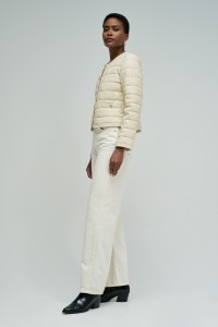 MANTEAU METALASS� EFFET CUIR