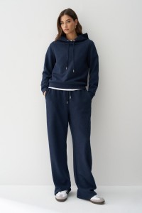 HOODIE WITH JACQUARD