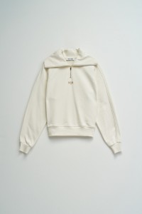 SWEATSHIRT WITH HALF ZIP