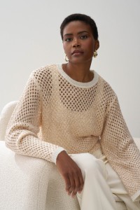 KNIT SWEATER WITH LUREX