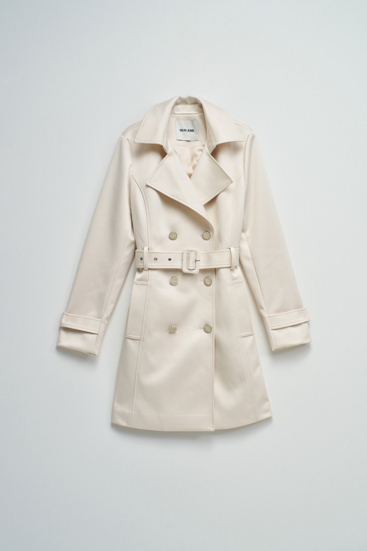 TRENCH COAT ACETINADO
