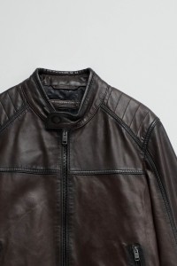 CAZADORA BIKER DE PIEL