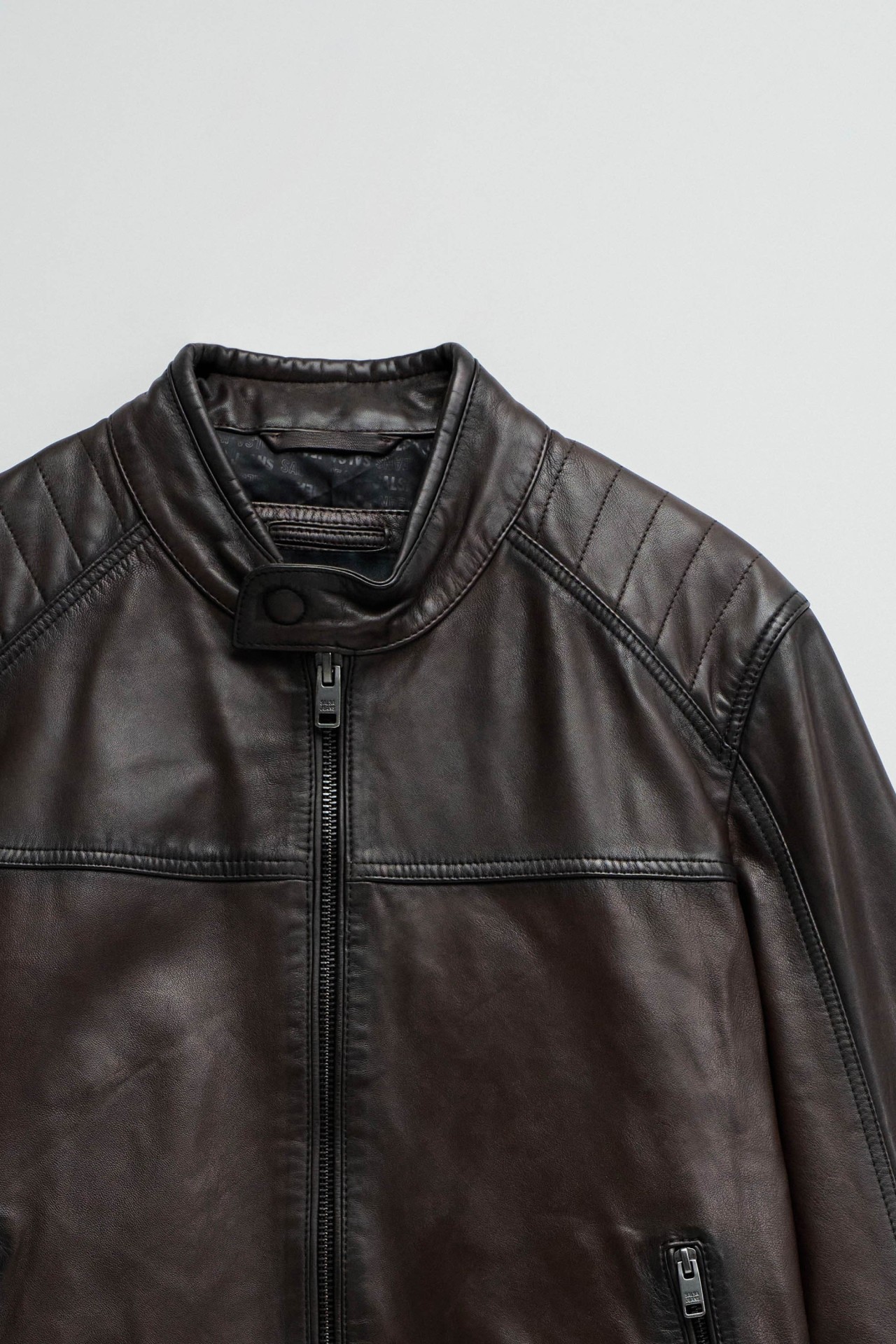 CAZADORA BIKER DE PIEL