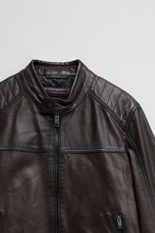 CAZADORA BIKER DE PIEL