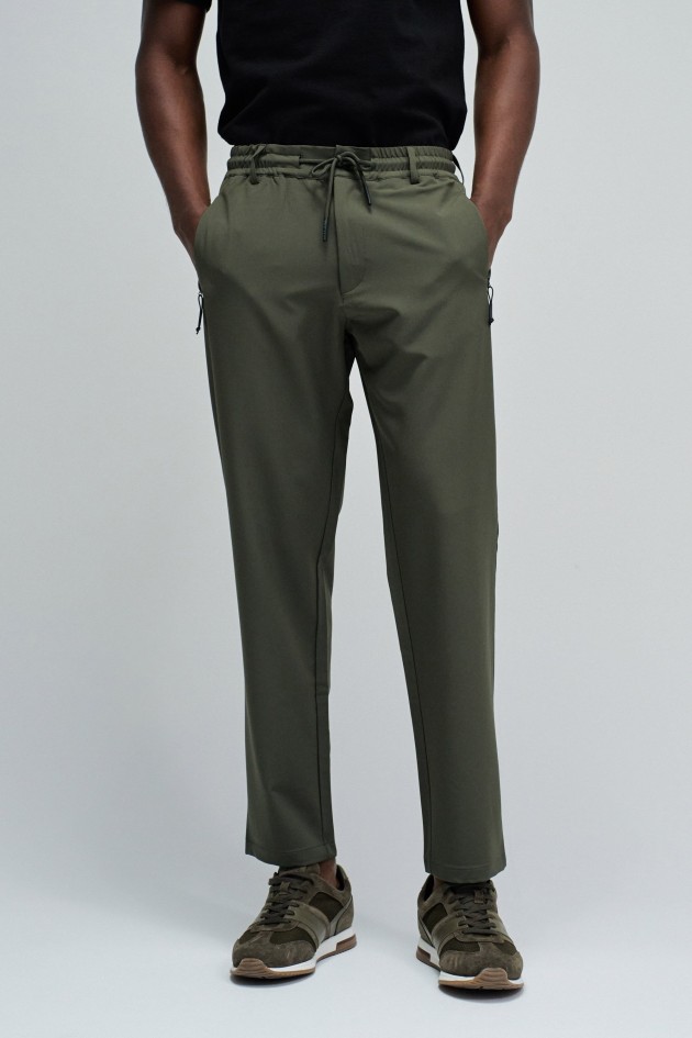 JOGGERS TROUSERS IN FABRIC