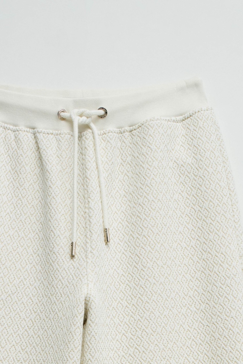 JOGGINGHOSE MIT JACQUARD UND LUREX