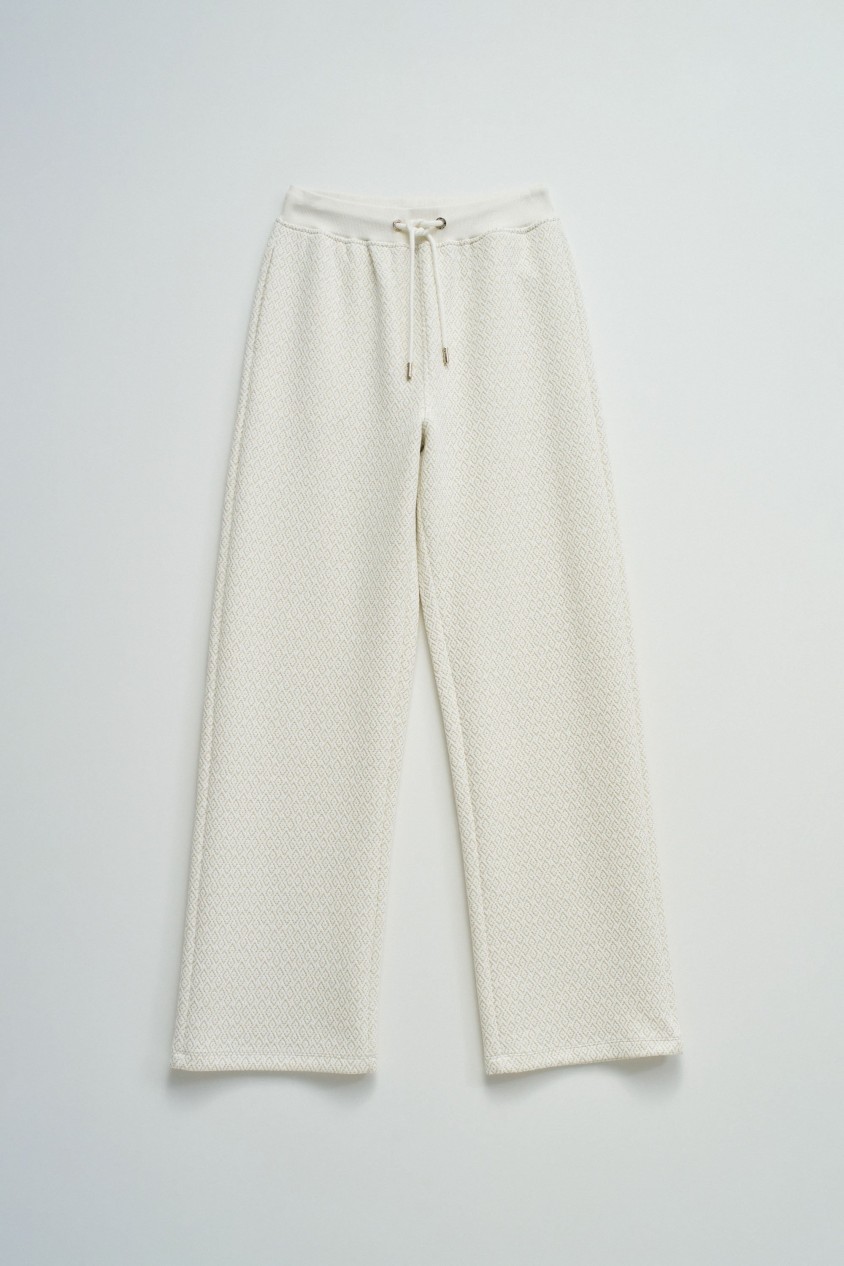 JOGGINGHOSE MIT JACQUARD UND LUREX