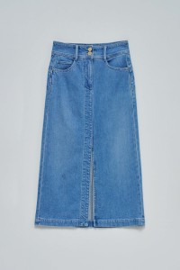 SECRET PUSH IN MIDI SKIRT