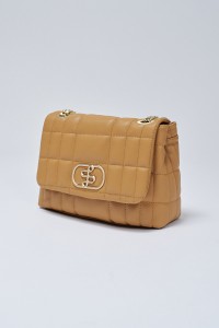 GEPOLSTERTER BEUTEL LEDEREFFEKT