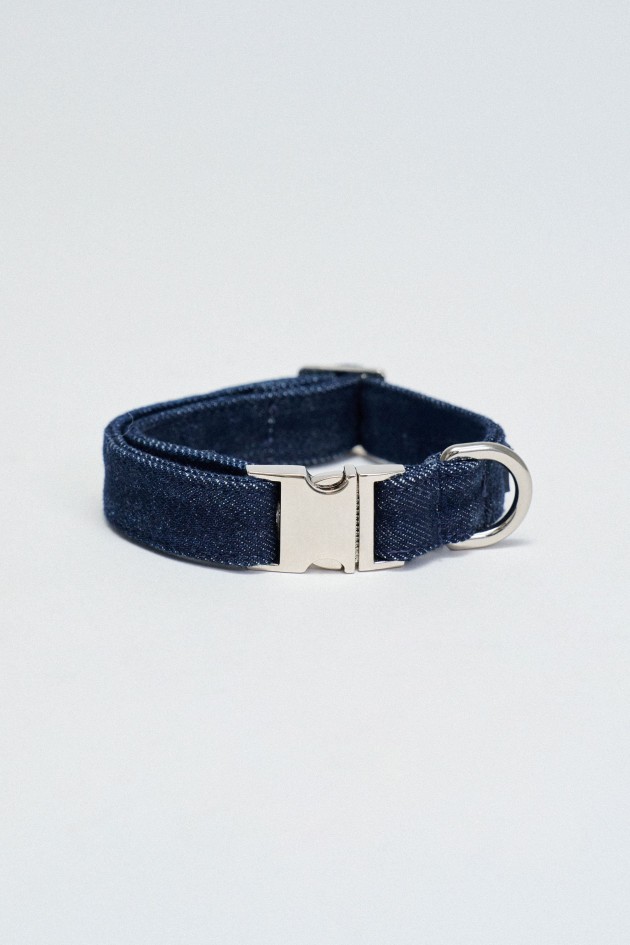 DENIM COLLAR PET FOR DOGS
