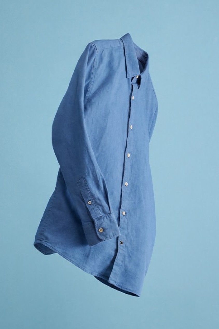 CAMISA CON MEZCLA DE LINO