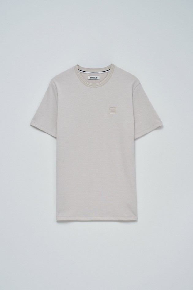T-SHIRT WITH TEXTURE