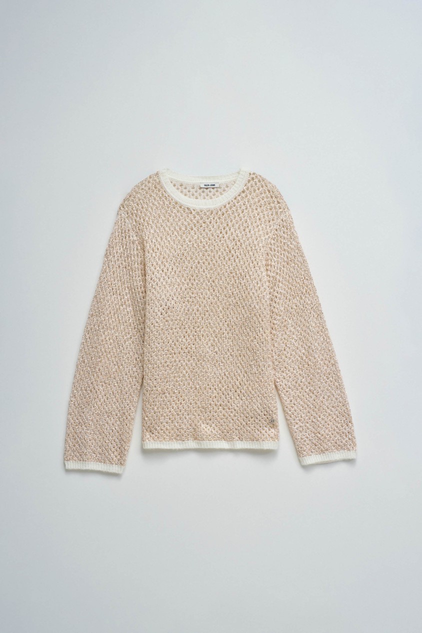 CAMISETA DE PUNTO CON BRILLO