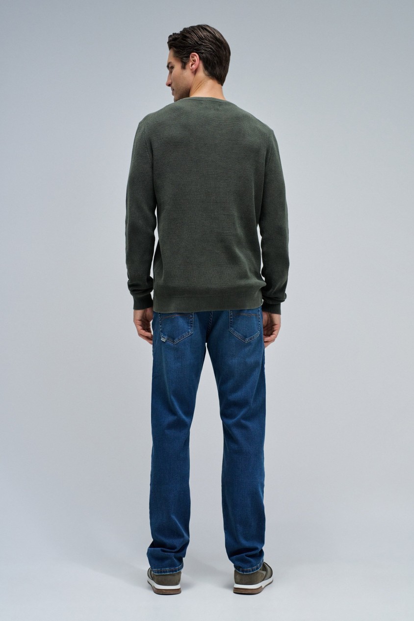 KNITTED SWEATER WITH TEXTURE