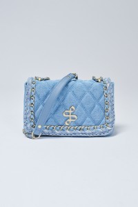 MALA ACOLCHOADA EM DENIM