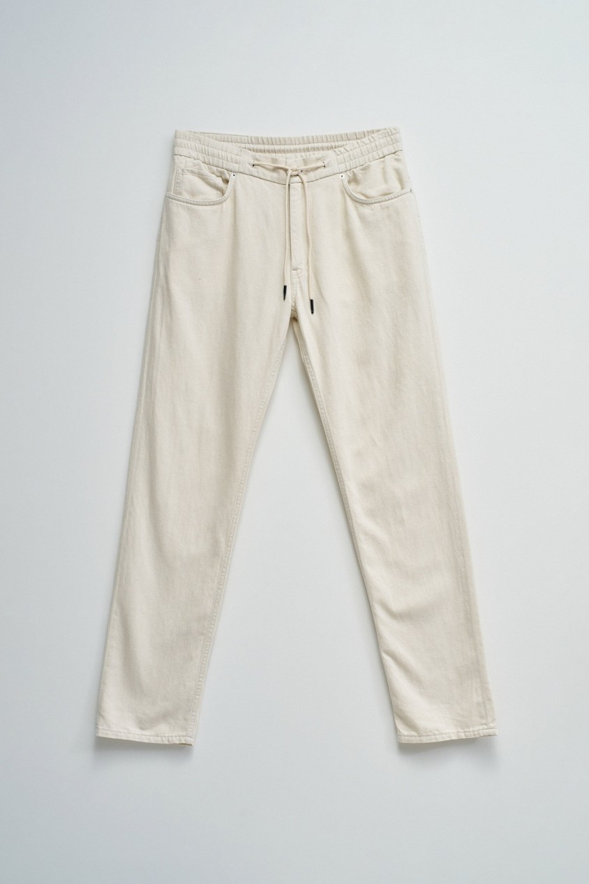 CALÇAS JOGGERS COM LINHO