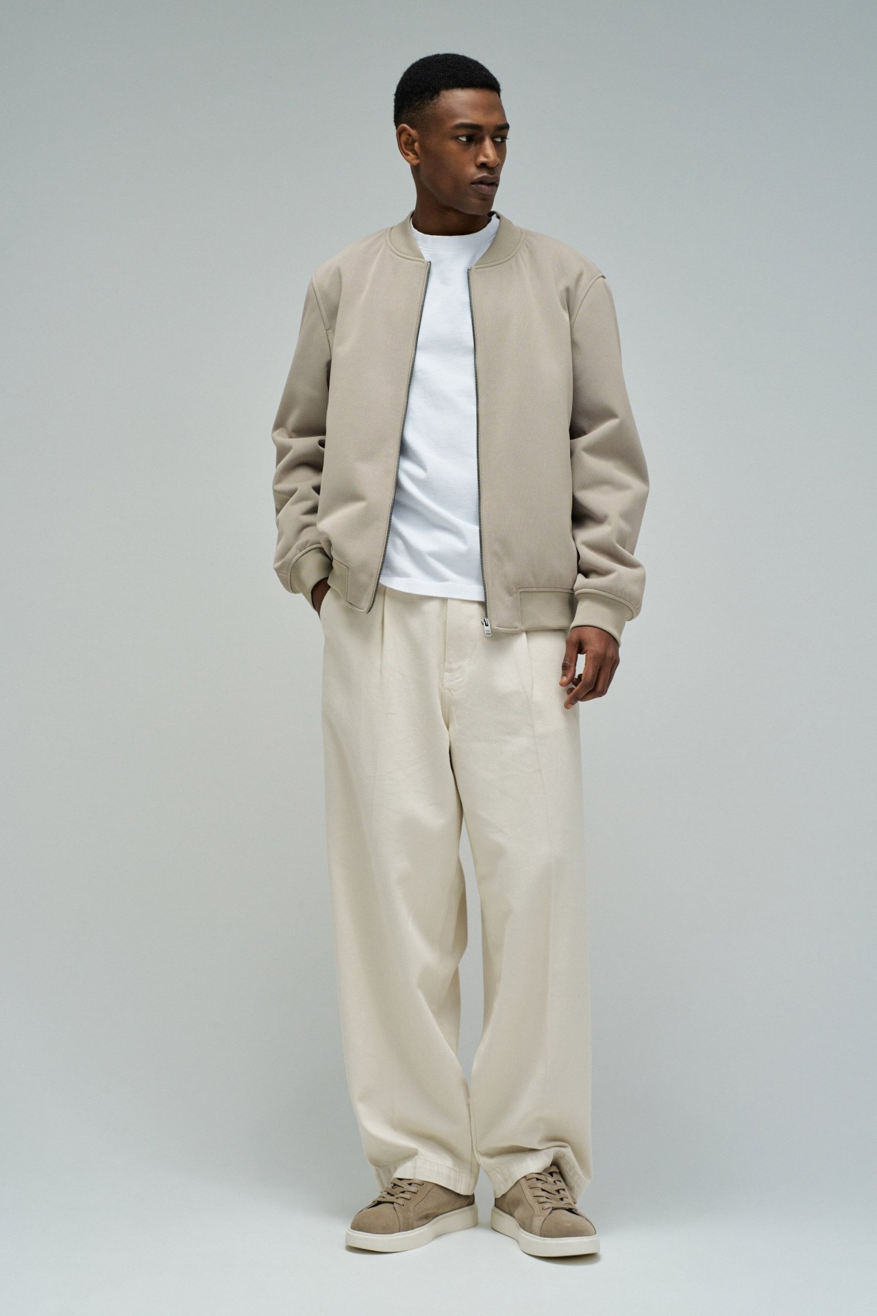 BOMBERJACKE TEXTURIERT