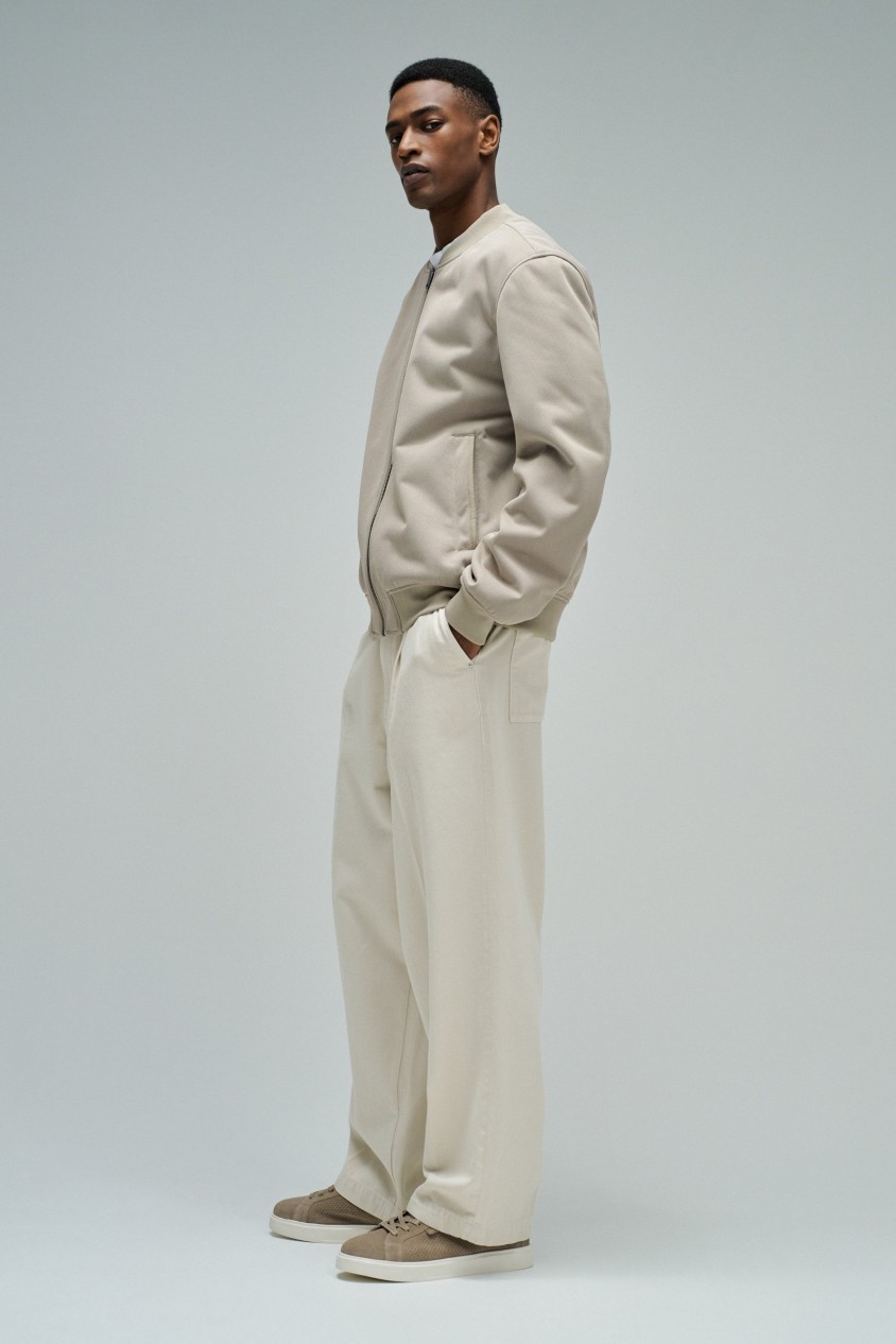 CASACO BOMBER TEXTURADO