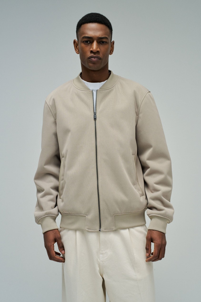 BOMBERJACKE TEXTURIERT