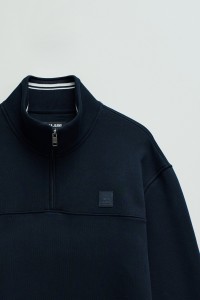 SWEATSHIRT MIT HALBEN REISSVERSCHLUSS