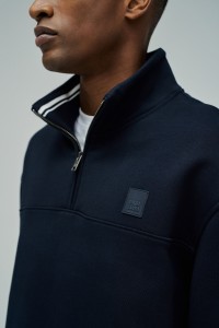 SWEATSHIRT MIT HALBEN REISSVERSCHLUSS