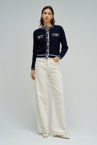 CARDIGAN WITH GOLD BUTTONS