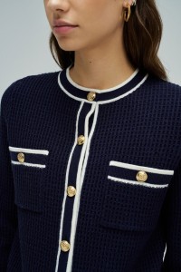 CARDIGAN WITH GOLD BUTTONS