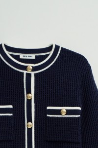 CARDIGAN WITH GOLD BUTTONS