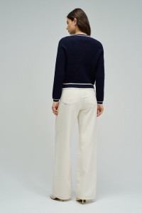 CARDIGAN WITH GOLD BUTTONS