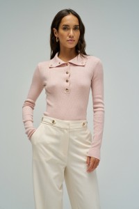 POLO WITH GOLD BUTTONS