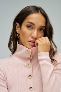 POLO WITH GOLD BUTTONS