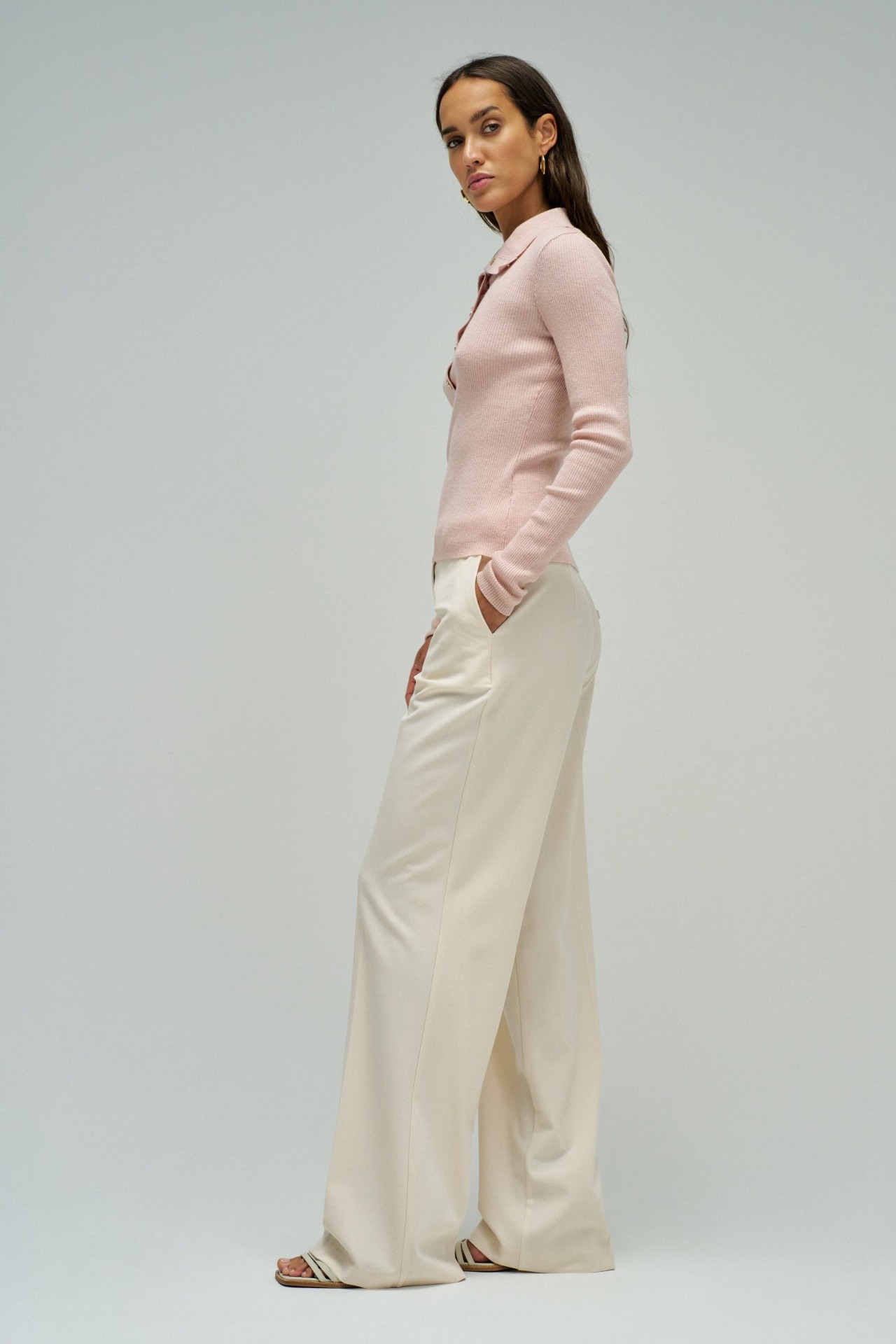 POLO WITH GOLD BUTTONS