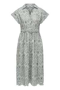 OUTLET MIDI DRESS EMBR, LIGHT BEIGE, XXL