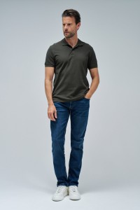 JEAN DROIT HOMME SALSA - RÉF 123604 - 92% COTON - TAILLE 40 (W32) - BLEU - NEUF AVEC ÉTIQUETTES