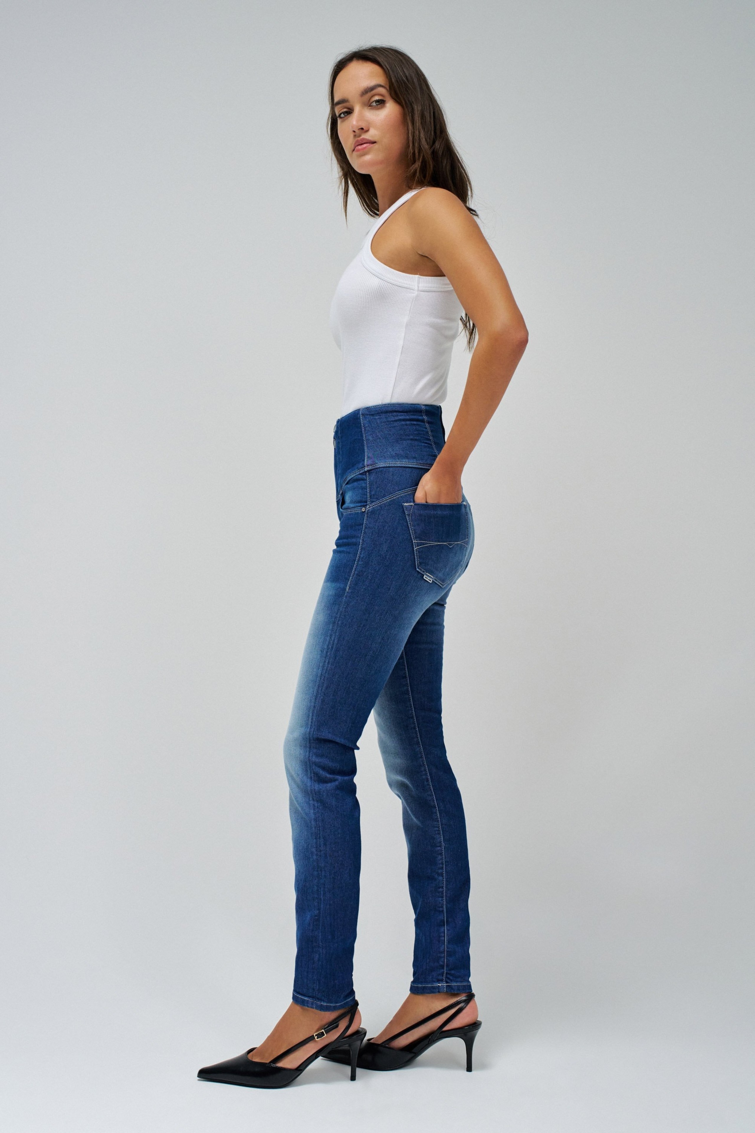 VAQUEROS DIVA PUSH IN SKINNY