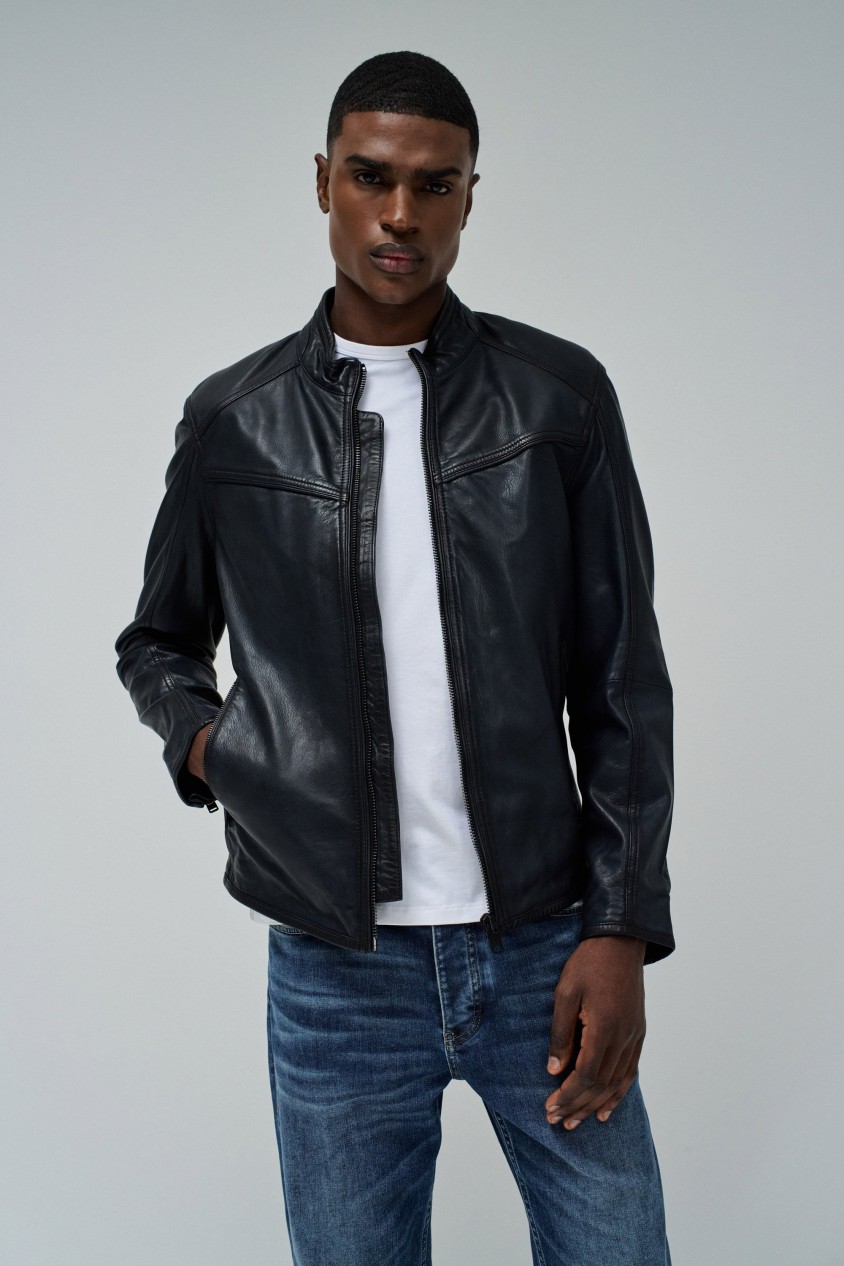 Veste daim homme blouson suedine homme marron Owen | D'Arienzo