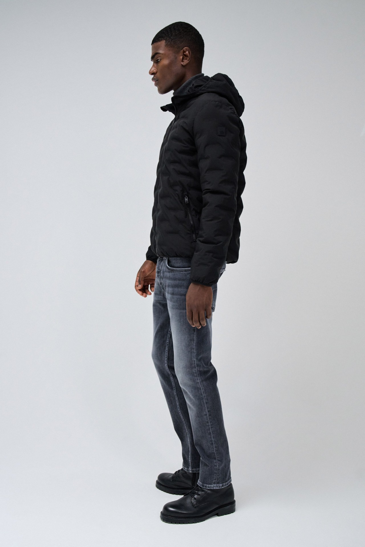 CASACO PUFFER COM BOLSOS