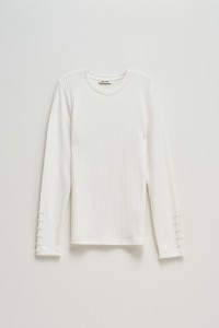 FINE RIBBED KNIT SWEATER
