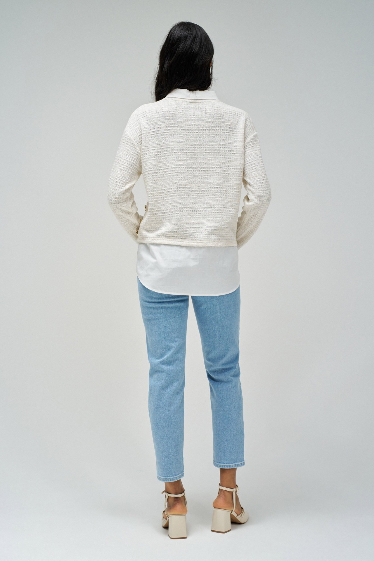 PULL AVEC CHEMISE