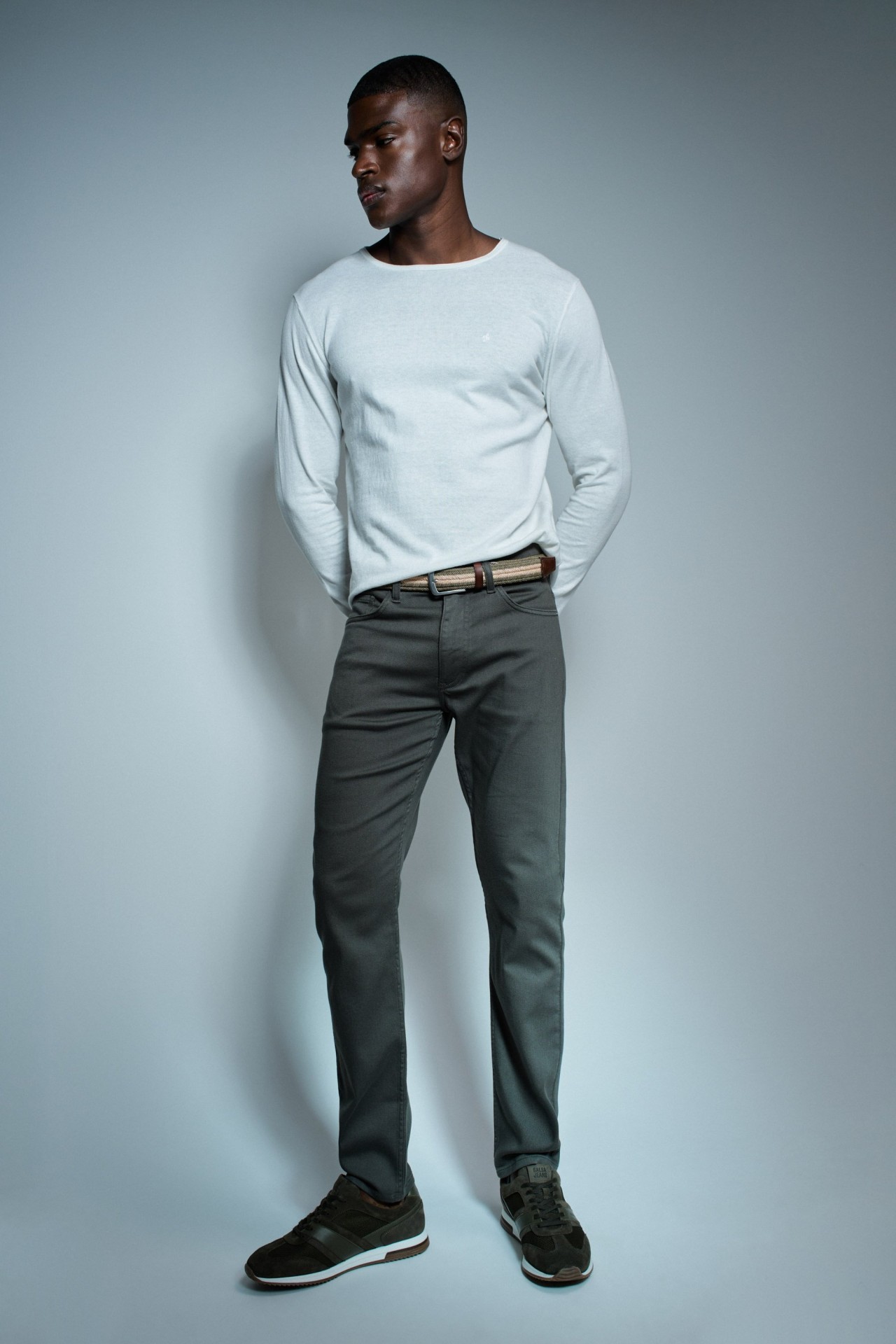 CALÇAS SLIM FIT S-ACTIV