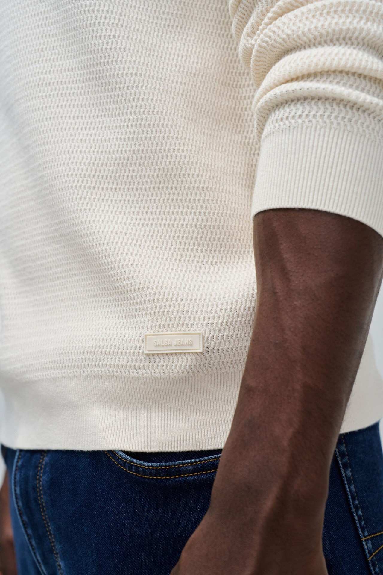 CAMISOLA DE MALHA TEXTURADA