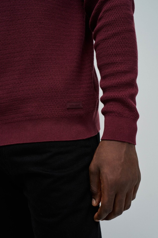 CAMISOLA DE MALHA TEXTURADA
