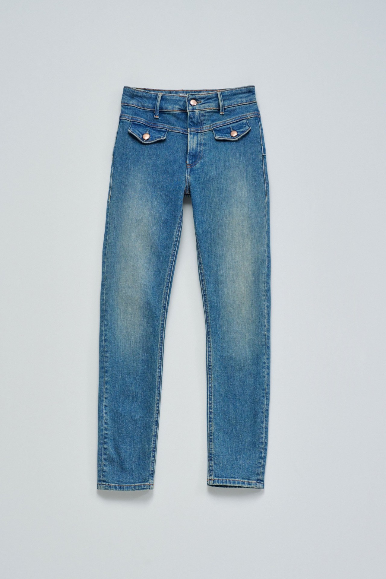 VAQUEROS DESTINY PUSH UP CROPPED SKINNY