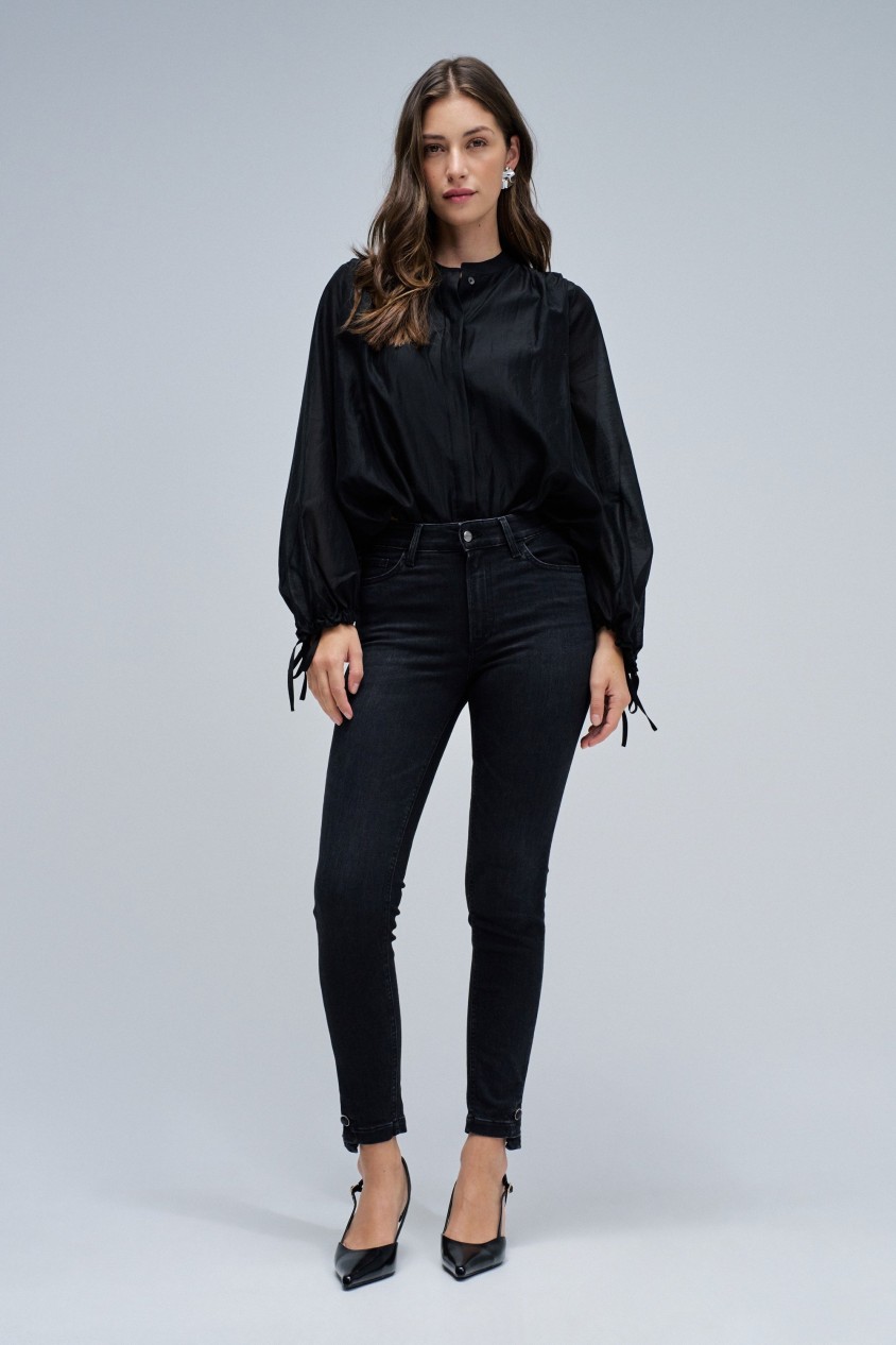 DESTINY PUSH UP CROPPED SKINNY JEANS