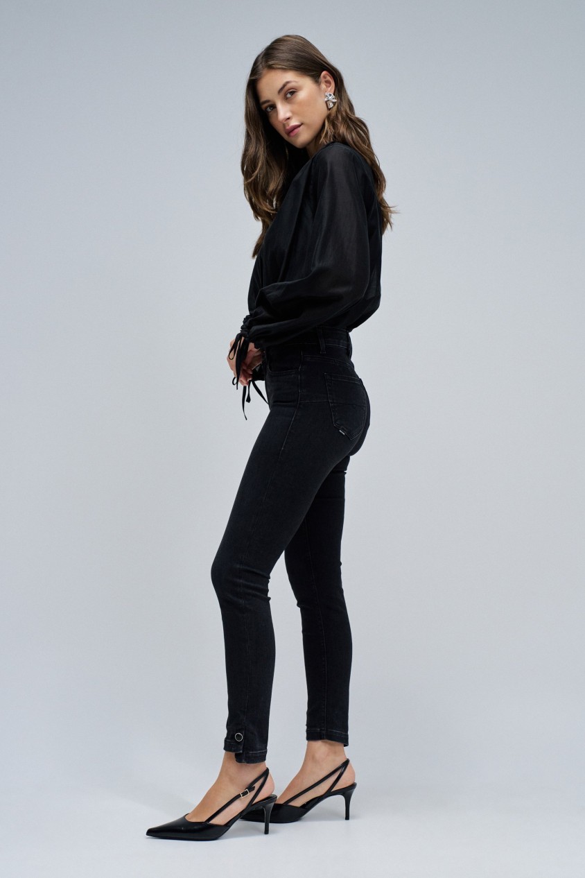 DESTINY PUSH UP CROPPED SKINNY JEANS