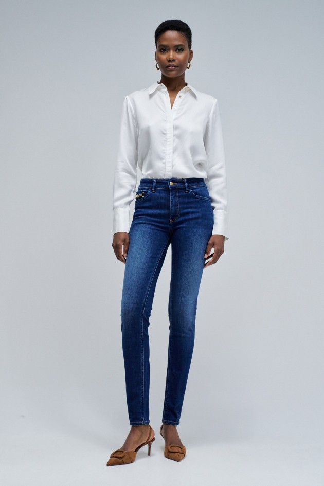 DESTINY PUSH UP SKINNY JEANS